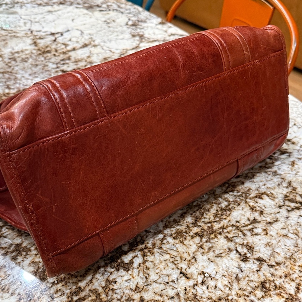 FRYE MELISSA SATCHEL, Clay - Picture 12 of 12